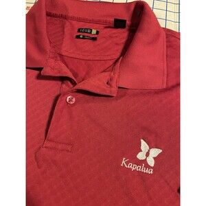 Izod KAPALUA Maui Hawaii Golf Tennis Resort Short Sleeve Polo Shirt XL Course